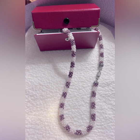 Bead seed necklace - Picture 4 of 10